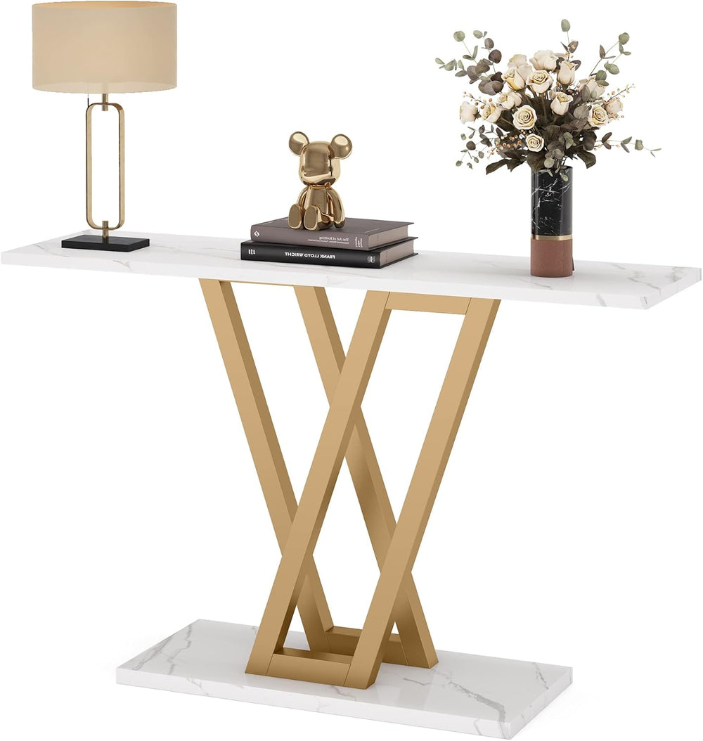 LITTLE TREE Console Table Hallway Table for Entryway 43 Inch Sofa Table Entry...