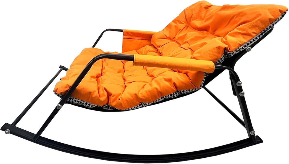 Oversized Rocking Chair - 400lb Capacity Recliner w/Cushion, Breathable Mesh ...