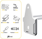 JBscoop Stainless Steel 304 Garage Hooks, Heavy Duty Organizer & Wall Mount Hanger Rack for Tools, Equipment, and More, Rust-Resistant & Durable