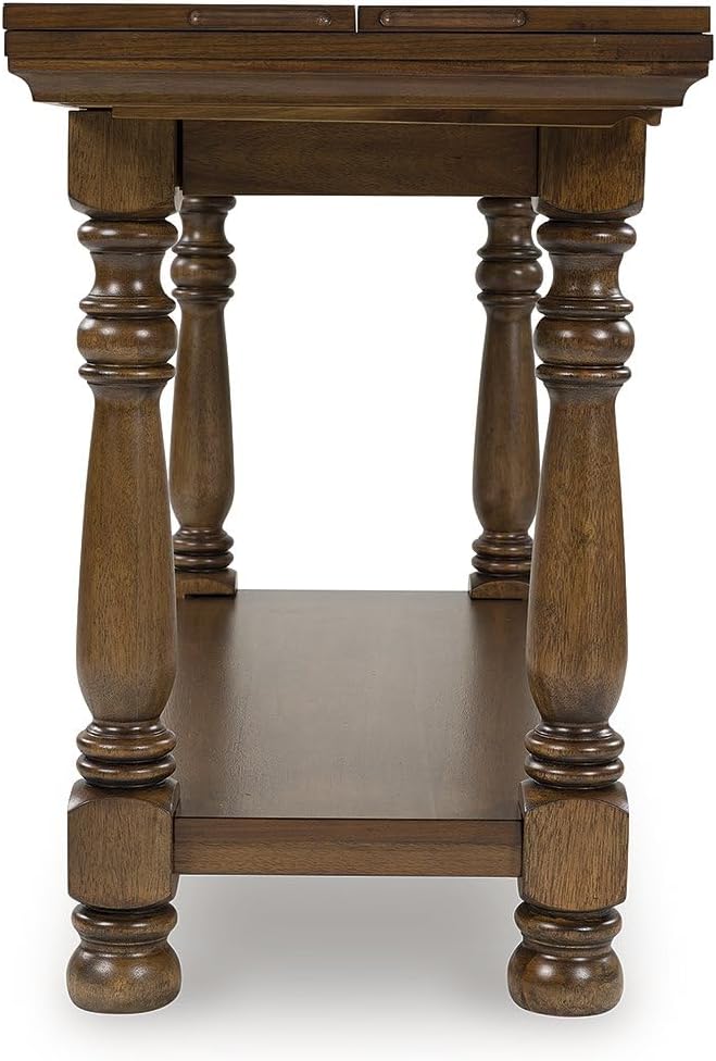 Signature Design by Ashley Sturlayne Flip Top Sofa Table, Expandable Console ...