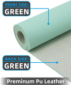 Non-Slip Desk mat,PULeather Desk Pad Protector, Office Desk Mat, Large Mouse Pad,Desk Blotter, Laptop Desk Pad, Waterproof Desk Writing Pad for Office and Home (Turquiose, 35.4" x 17")