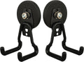 MUTUACTOR New Upgraded Strong Magnetic Hooks,2-Pack Unique Heavy Duty Magnetic Hook for Hanging,20lbs Anti-Scratch Magnet Storage Hook for Storing Cordless Impact Drivers Trailer Cord Garage Tools