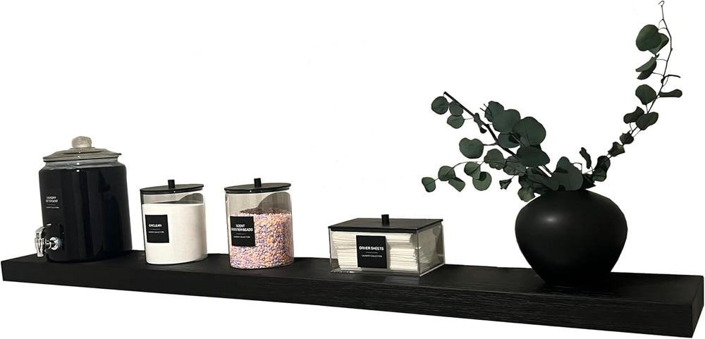joelsantiques 72 Inch Wooden Floating Shelves for Wall - 72x8x2 in - Made of ...