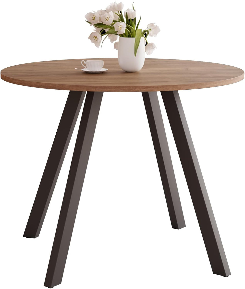 Zerifevni 34.6'' Round Dining Table Mid Century Modern Small Round Co...