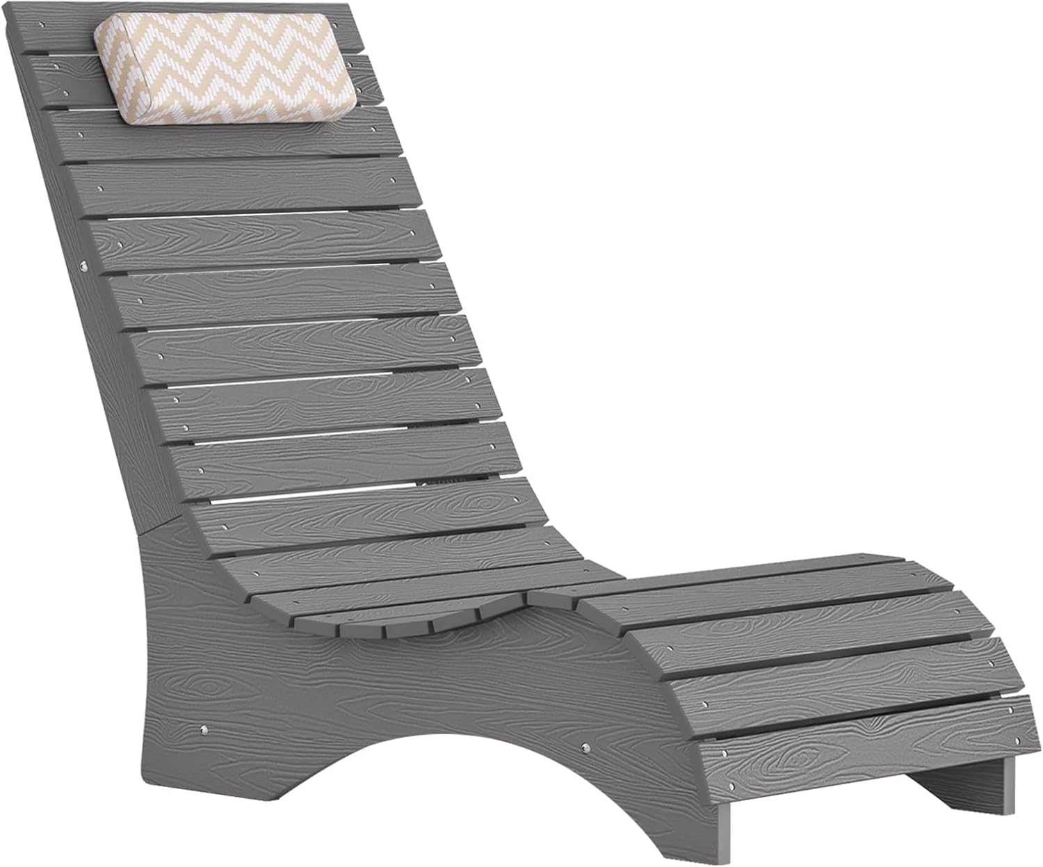 Pool Chairs Set of 2, Fade-Proof for Shallow Water with Headrest | Anti-Floating Pool lounge chairs fit 8–10in baja shelf, tanning chair, all-weather HDPS frame, non-slip build, up to 330 lbs