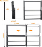 Clothes Drying Rack Household Indoor, Foldable Drying Rack Clothing for Laundry - 40" x 28.8" x 14.2", Space Saving Indoor, Black-1pack