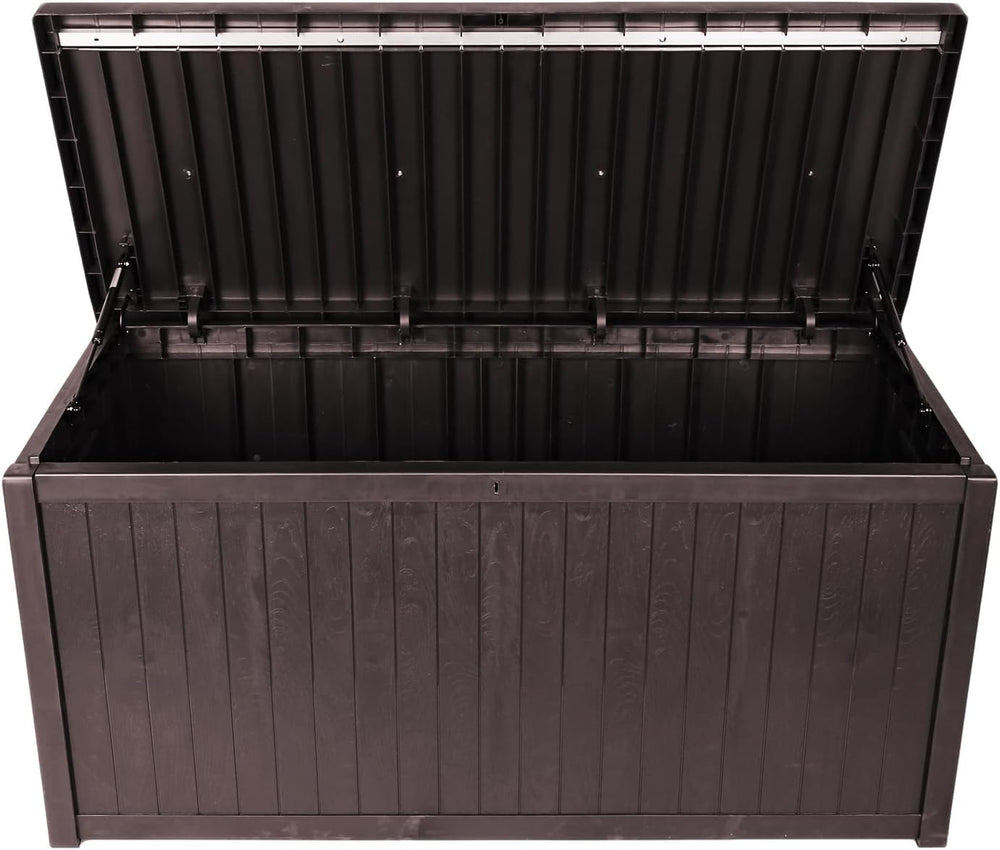 Large Outdoor Storage Box Lockable Organization and Storage Box Waterproof fo...