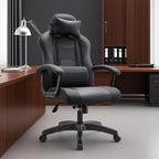 Ergonomic Office Chair High Back Desk Chair Height Computer Chair Big and Tall Office Chair with Adjustable Headrest and Lumbar Support Black