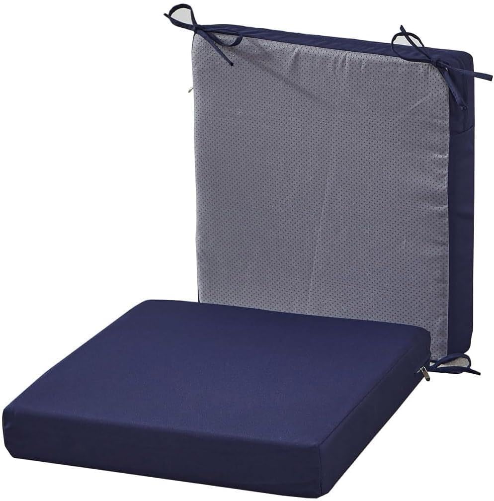 20x20 Inches UV Resistant&Waterproof Outdoor Cushions for Patio, Navy Blue