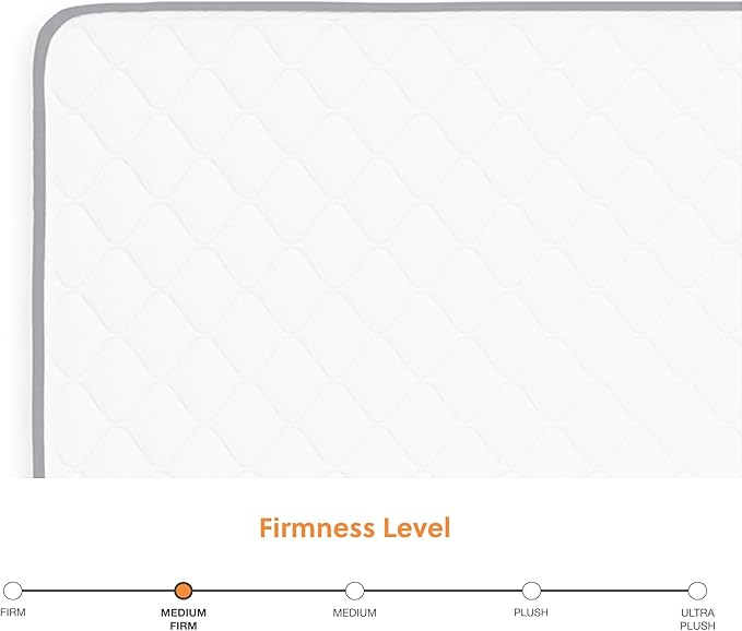 Signature Design by Ashley Twin Size Medium Firm 6 Inch Memory Foam Mattress with Breathable Quilted Cover, Fiberglass Free, Mattress in A Box