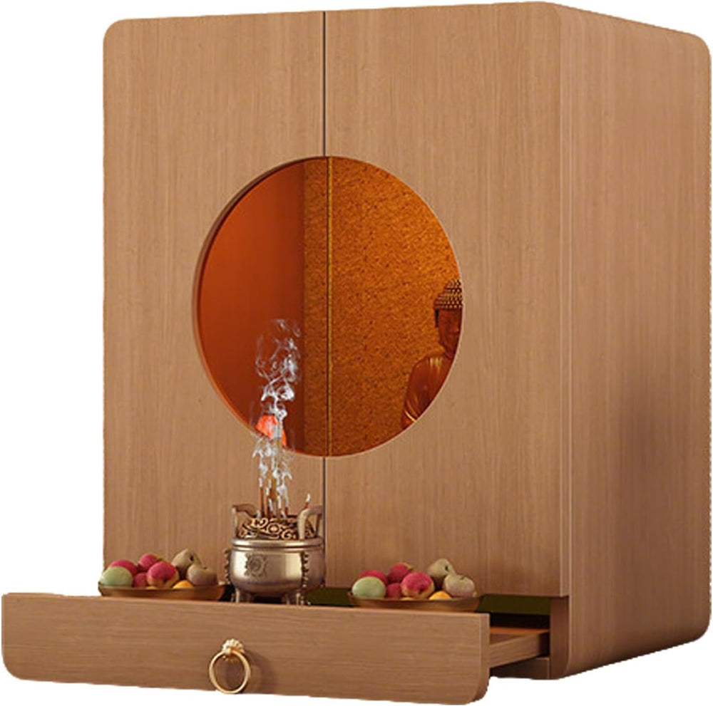 Meditation Table, Altar Table with Drawer,Used for Meditation and Prayers, Ba...