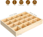 Amosfun Socks Drawer Organizer Dividers Underwear Storage Box for Closet Dresser Wardrobe Organization Box - Single Grid 2. 5 X 2. 5 Inch