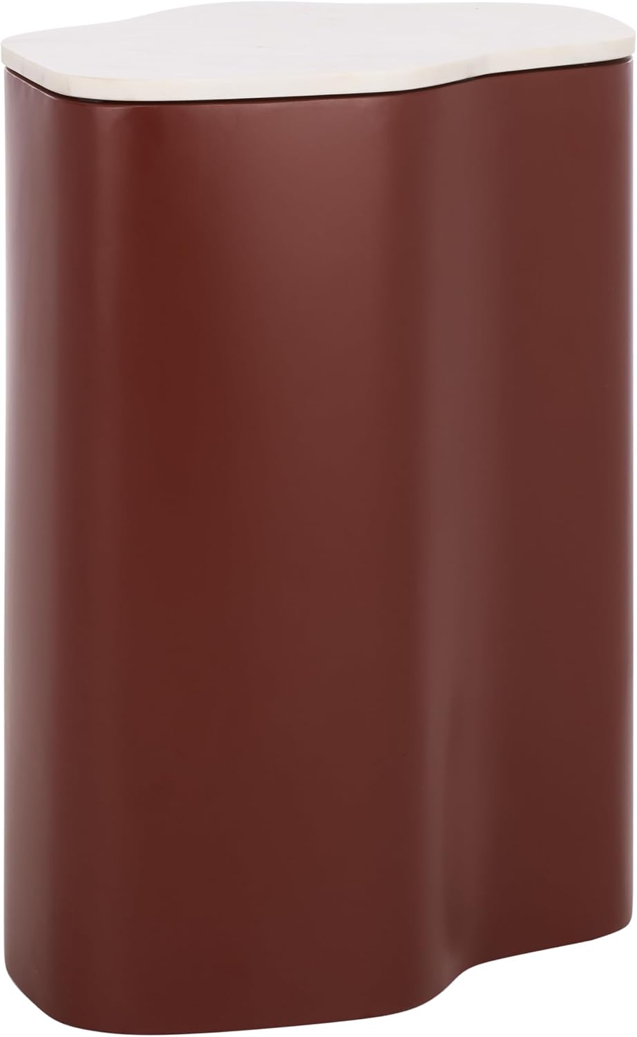 SAFAVIEH Home Collection – Kanon Bordeaux Base & White Marble Top Accent ...