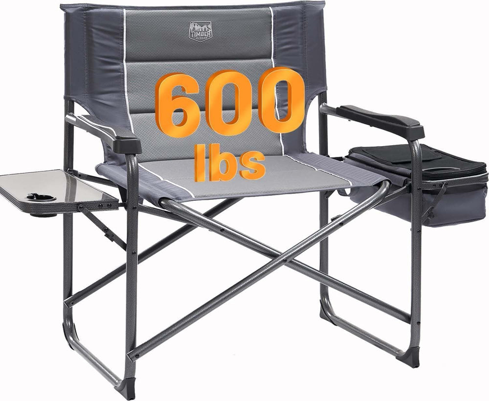 Timber Ridge XXL Oversized Directors Chair 600lbs - Heavy Duty Camping Chair ...