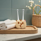 Ceramic Toothbrush Holder for Bathroom, Cute Capybara Shape Tooth Brush Holders for Bathroom Countertop Home Office Table Decor