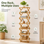 8-Tier Folding Shoe Rack, Vertical Space-Saving Storage Organizer, Heavy-Duty Foldable Shoe Shelf for Entryway, Closet, Bedroom