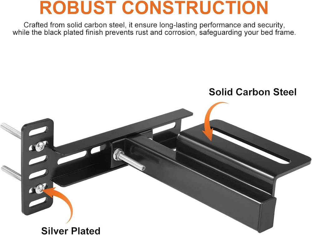 Colinktool Universal Adjustable Headboard Bracket Kit for Metal Bed Frame