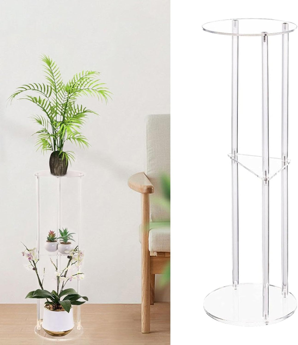 Clear Acrylic Side Table, NightStand, Modern Small Drink Side Table Furniture...