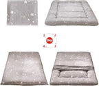 MAXYOYO Japanese Floor Mattress Futon Mattress, 4" Thicken Tatami Mat Sleeping Pad Foldable Roll Up Mat Boys Girls Dormitory Pad Kids Floor Lounger Pillow Bed, Charcoal Grey, Queen Size