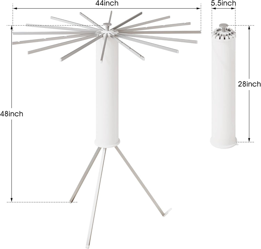 Tripod Clothes Drying Rack,Drying Rack Clothing Foldable,(16 Aluminium Poles),Standing Dry Racks,Laundry Drying Rack,Clothes Hanger Rack,Laundry Rack Folding,Collapsible,Retractable