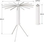 Tripod Clothes Drying Rack,Drying Rack Clothing Foldable,(16 Aluminium Poles),Standing Dry Racks,Laundry Drying Rack,Clothes Hanger Rack,Laundry Rack Folding,Collapsible,Retractable