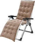 Padded Gravity Lounge Chair Wider Armrest Adjustable Recliner with Cup Holder, Support 180KG Progress(Brown)