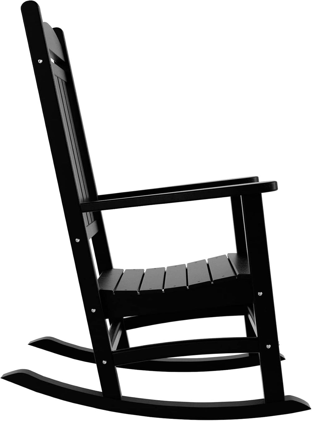 WO Home Furniture Patio Rocking Chair Farmhouse Outdoor HDPE UV Weather Resis...