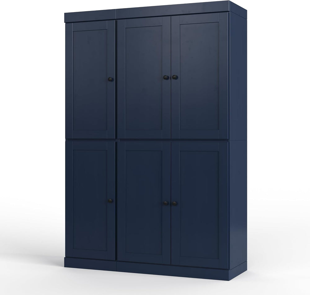 Palace Imports Solid Wood Kitchen Pantry Cabinet - 71.5" H x 48.5"W...