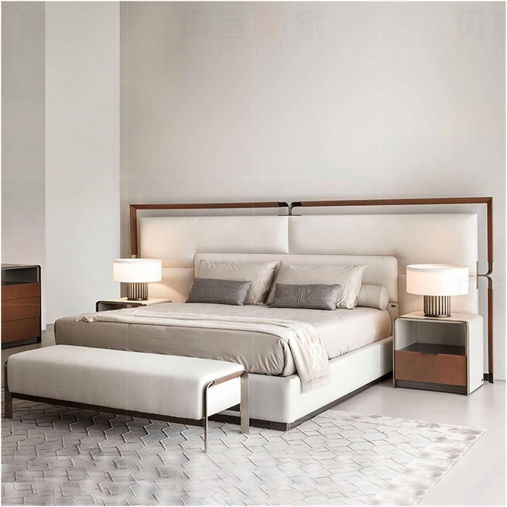 Modern End of Bed Bench with Metal Legs, Upholstered Entryway for Living Room...