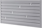 Slat Wall Paneling 4x2 FT, PVC SlatWall Panels Garage Organizer Storage System with Hooks & Accessories, Heavy Duty Wall Mounted Rack