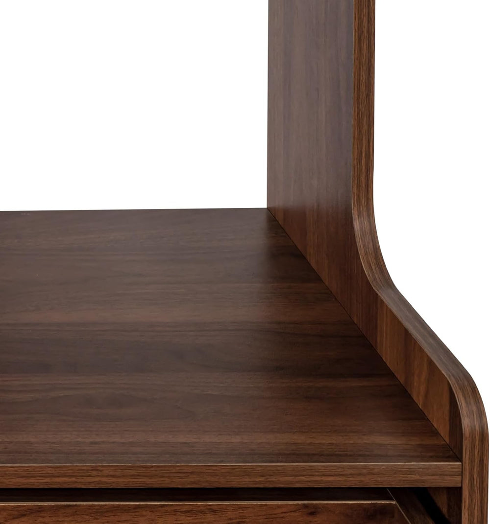 White Farmhouse Kitchen Pantry Hutch Storage Cabinet, 23.62"x15.75"...