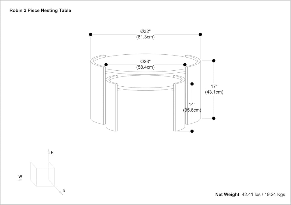 SIMPLIHOME Timmons 21" Wide Cast Aluminum Drum Coffee Table in Brass | A...