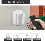 Remote Control Holder for Air Conditioner - Adhesive Wall-Mounted Organizer for Nightstand, Bedside, or Small Spaces - Keeps Remotes Neat & Within Reach (2)