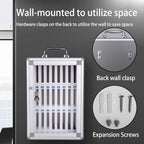 Wall-Mounted Mobile Phone Storage Cabinet with 12-60 Secure Compartments for Classrooms & Offices Perfect for Exam nization Efficient Storage & Device Management Solutions.