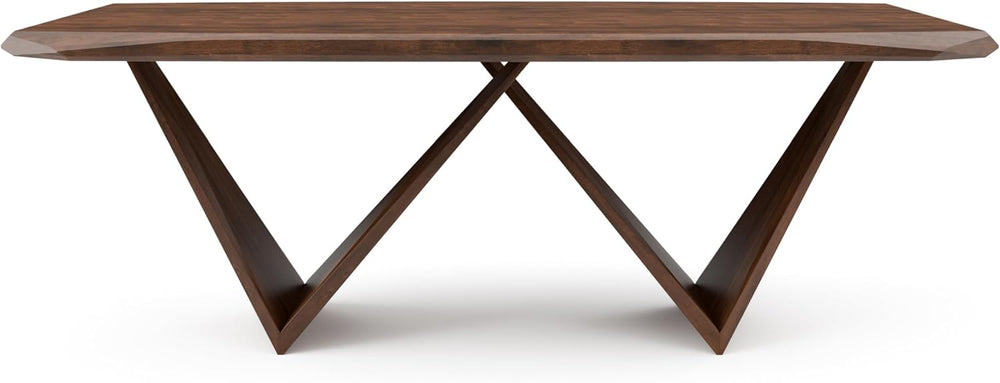 Furniture of America Nazaen III Mid-Century Modern Solid Wood 5-Piece Live Ed...