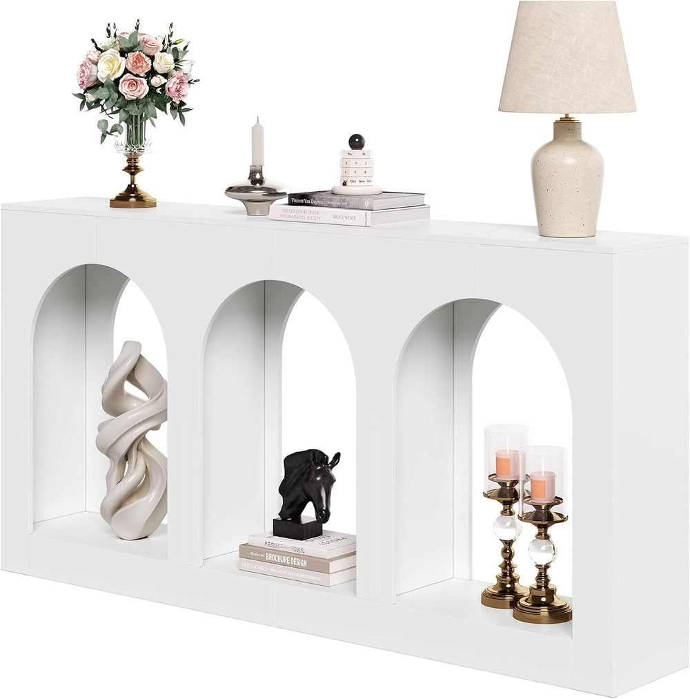 LITTLE TREE Console Table for Entryway, 71-Inch Long Narrow Modern Entry Tabl...