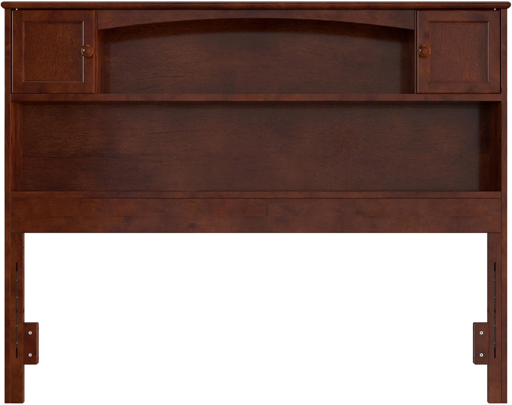 AFI, Newport Full Bookcase Headboard, Walnut