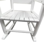 Kids Rocking Chair, Toddler Rocking Chair, Children’s Rocking Chair Porch Rocker Chair with Classic Rocker and Hardwood Construction, for Nursery, Indoor, Outdoor, Living Rooms, Bedrooms (White)