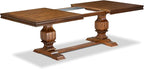 Luxe by East West Furniture - LKT-AWA-TP - a Dining Table with Removable Rectangular Tabletop – Antique Walnut