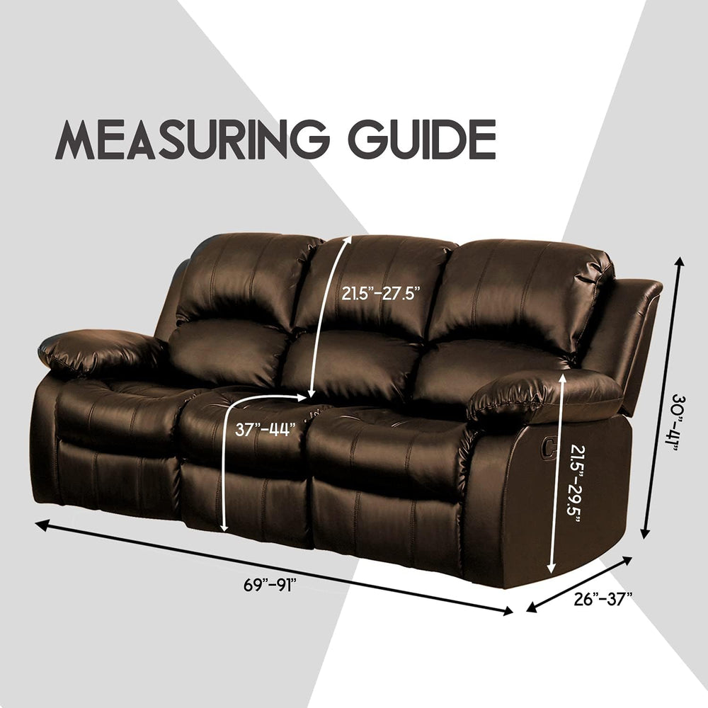 ULTICOR Velvet 8-Pieces Recliner Sofa Covers Stretch Reclining Couch Covers f...