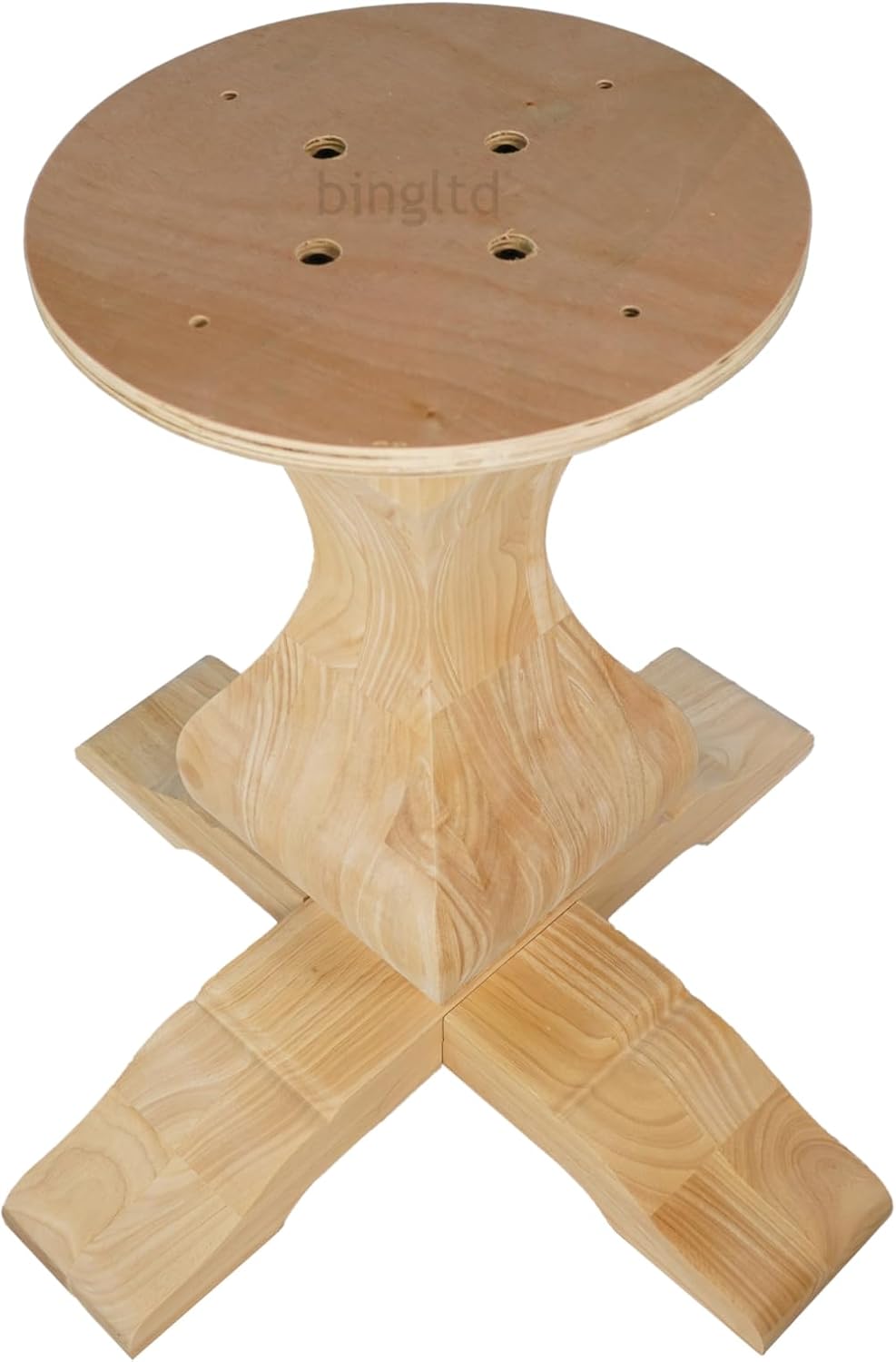 BingLTD - 29 1/8" Tall Miller Square Pedestal Table Base (PD-SQ2901-RW-UNF)