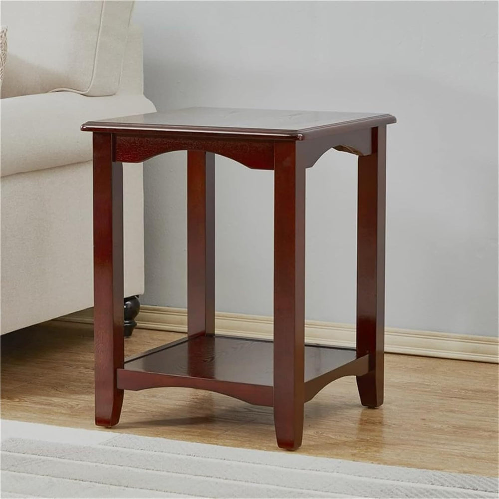 Square Sofa Table, Living Room Side Table, Retro Style Telephone Table