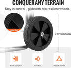 VEVOR Hose Reel Cart, Hold Up to 200 ft of 5/8 in Hose (Hose Not Included), Garden Water Hose Carts Mobile Tools with Wheels, Heavy Duty Powder-Coated Steel Outdoor Planting for Garden, Yard, Lawn