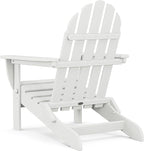 POLYWOOD AD5030WH Classic Folding Adirondack Chair, White 35.7 x 29 x 35.7 inches