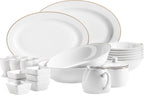 Mäser Professional Dining Accessory Set White/Gold