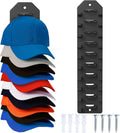 Hat Organizer for Baseball Caps,Hat Rack for Wall, Compact Hat Storage Display Holder,Hold Up to 10 Hats,Hat Hanger Strong Adhesive/Wall Drilled for Door,Bedroom,Closet