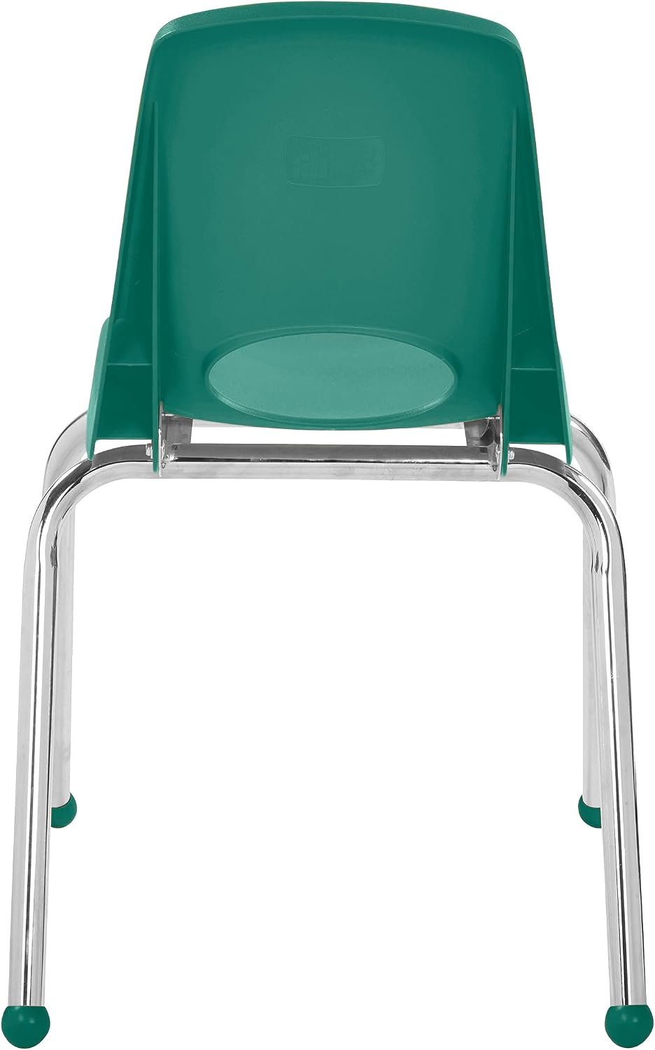 FDP 16" School Stack Chair with Ball Glides, Green, 6-Pack, 10367-GN