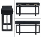 Merax 57” Entryway Console Sofa Table with Storage Drawers, Long Narrow Behind Couch Furniture for Living Room, Entrance, Hallway, Front Door, Black