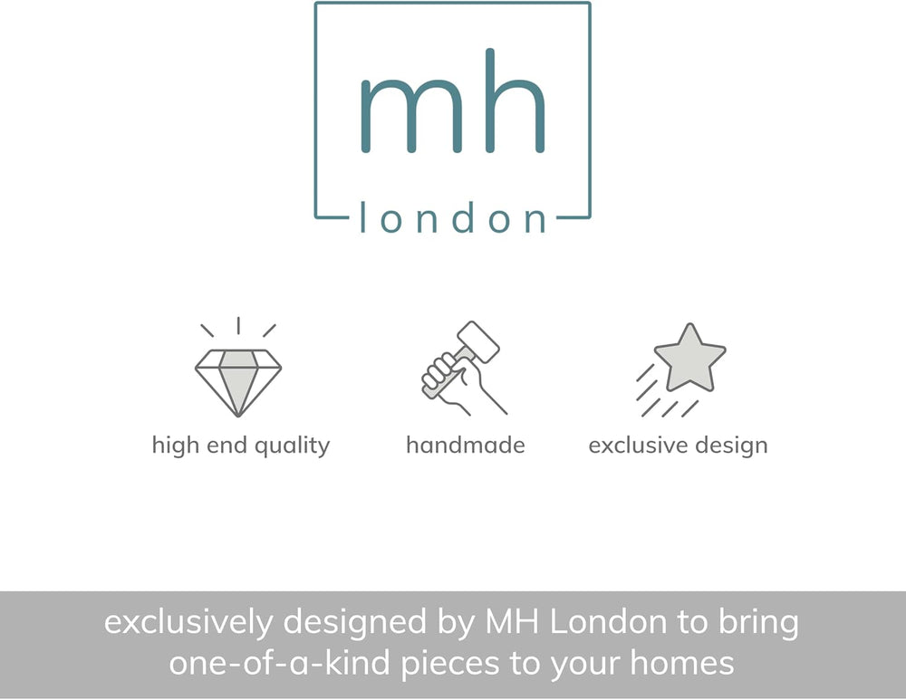 MH London Lydia Round Small End Table & Side Table Solid Wood, Walnut top...