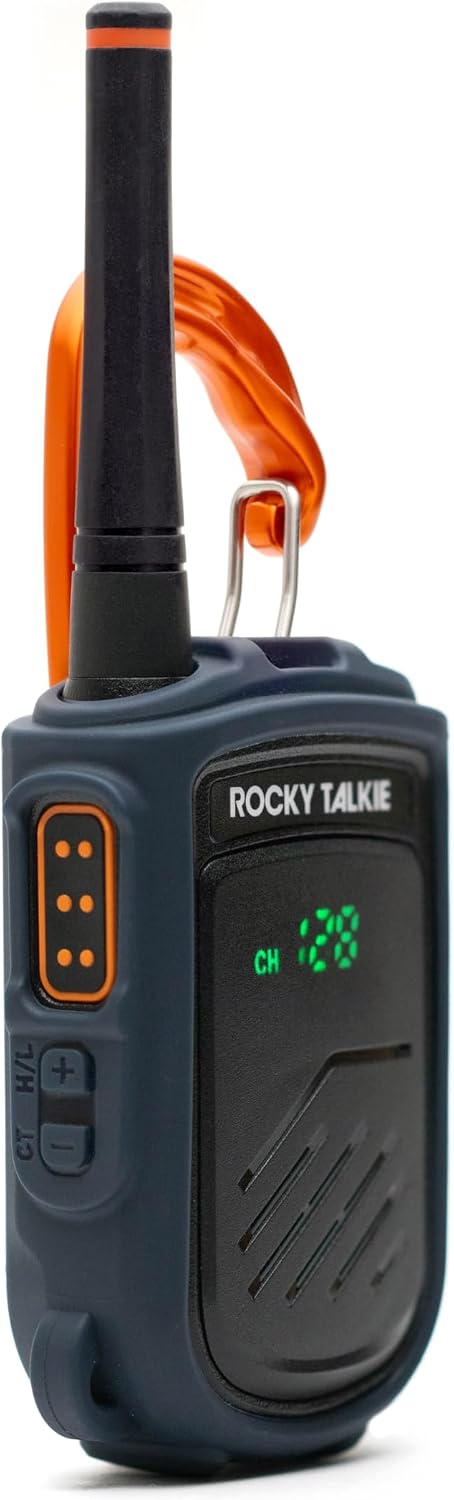 Mountain Radio - Long Range Walkie Talkie, FRS Handheld Radio, 4 Day Battery ...